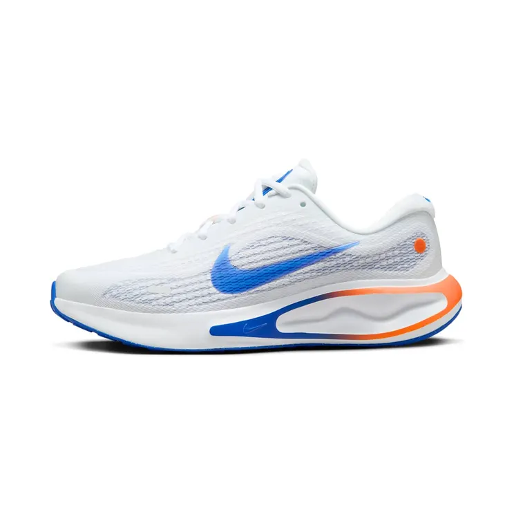 Nike Journey Run “White / Total Orange / Platinum Tint / Racer Blue” (HQ4218-100)