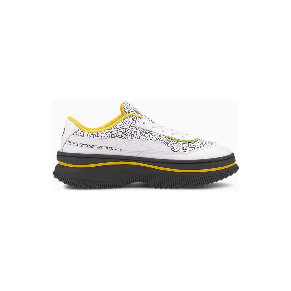 Puma x MR DOODLE Deva Weiß/Schwarz/Gelb (374221-01)