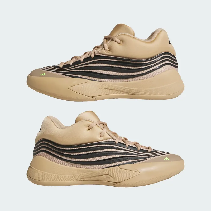 Adidas Dame X Warm Sandstone / Core Black / Lucid Lemon (KJ4399)