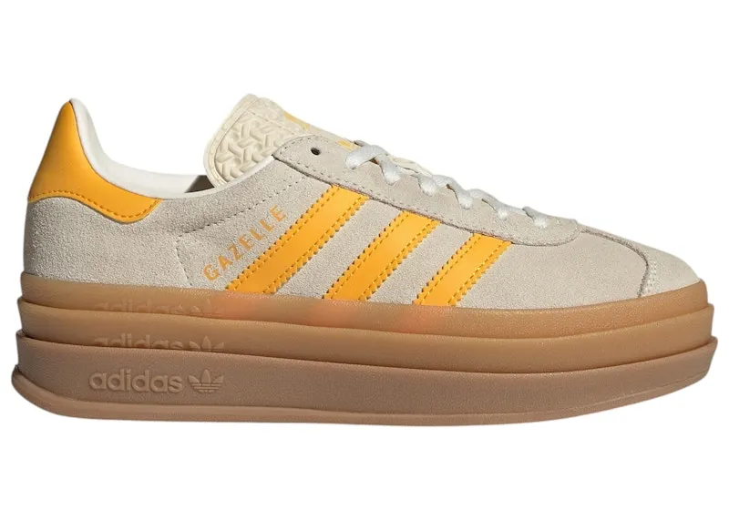 adidas Gazelle Bold Wonder White Crew Yellow (IH6458)