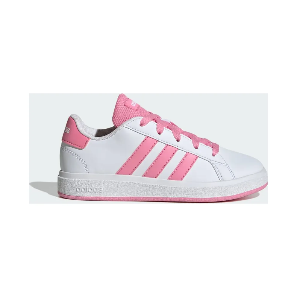 Adidas Grand Court Lifestyle Tennis Lace-Up Cloud White / Bliss Pink / Core Black (JS4345)