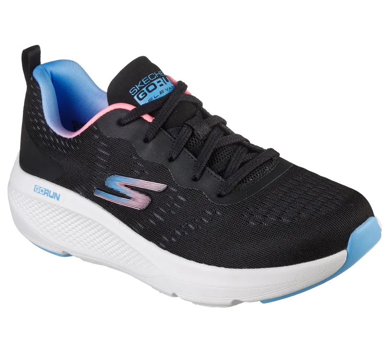 Skechers GO RUN Elevate – Double Time – Black / Multi (128334 BKMT)