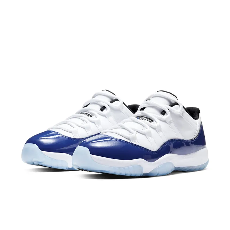 Jordan 11 Retro Low White Concord (W) White/Black-Concord (AH7860-100)