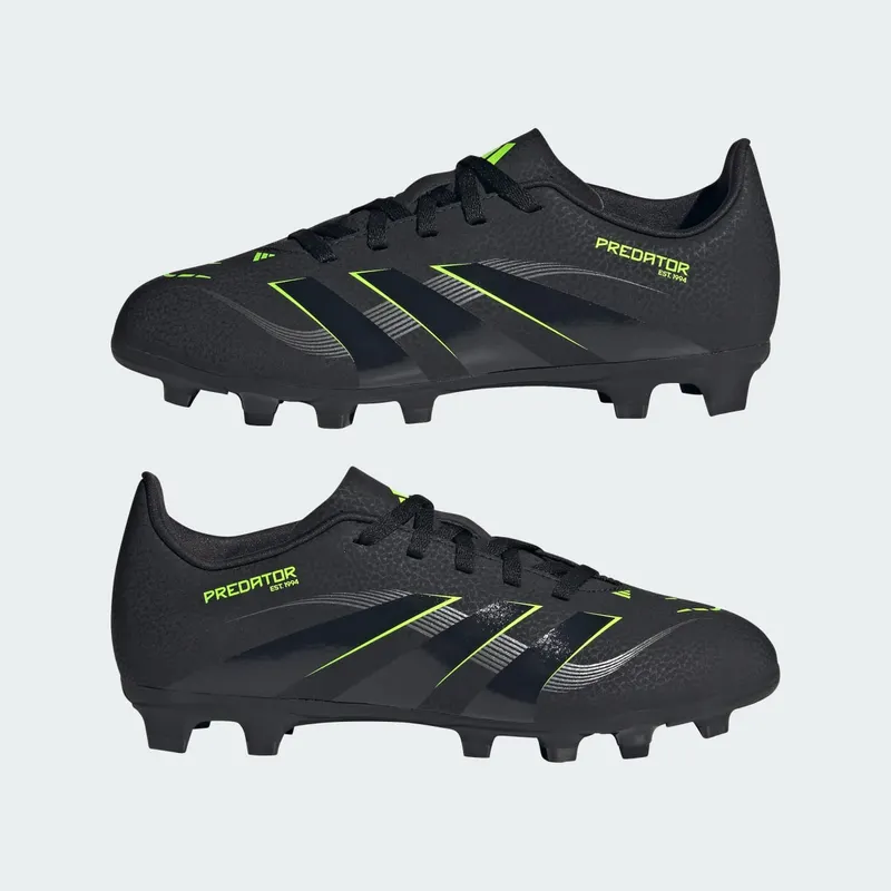 adidas Predator Club FG/MG Core Black Carbon Lucid Lemon (JH8869)