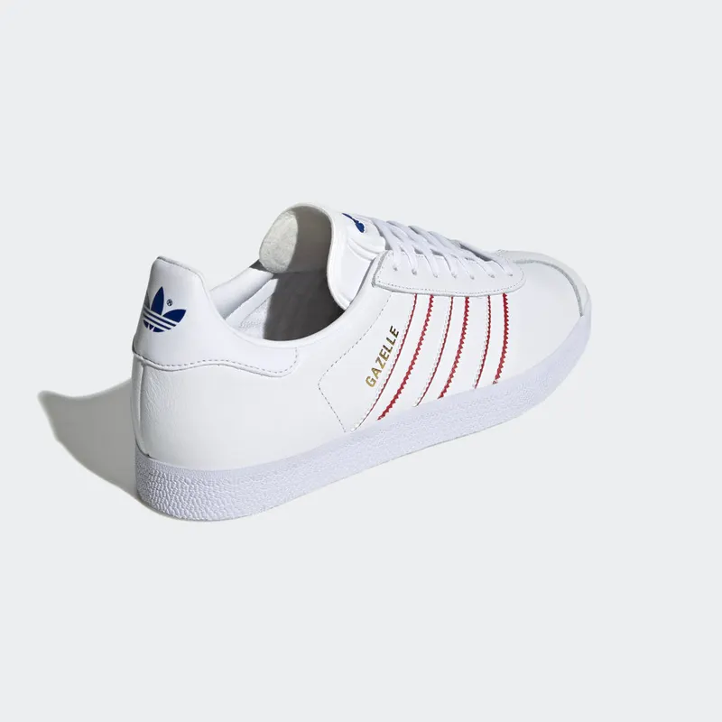 Adidas Gazelle Cloud White / Team Power Red / Royal Blue (GX9882)