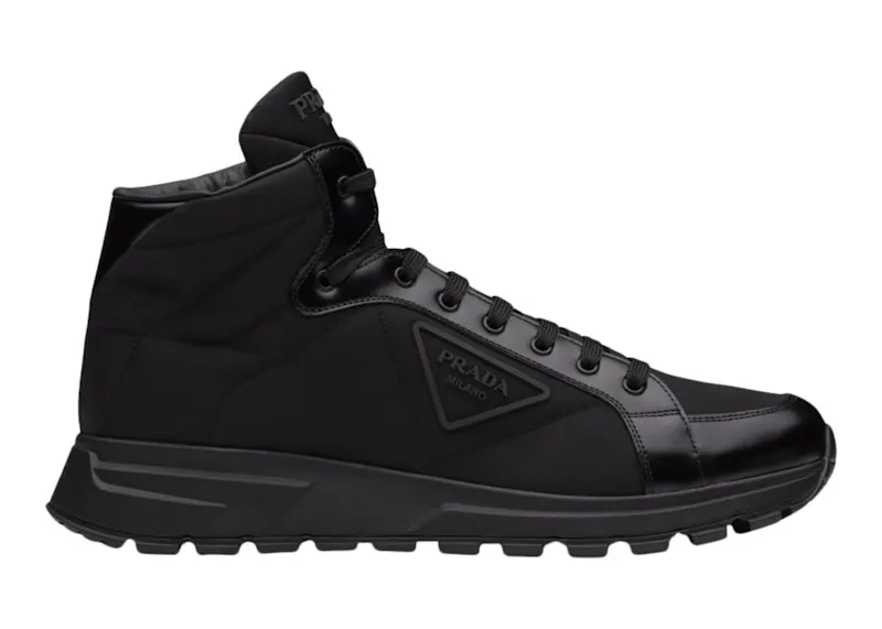Prada PRAX 01 High Top Re-Nylon and Brushed Leather Black (4T3592_3LF5_F0002)