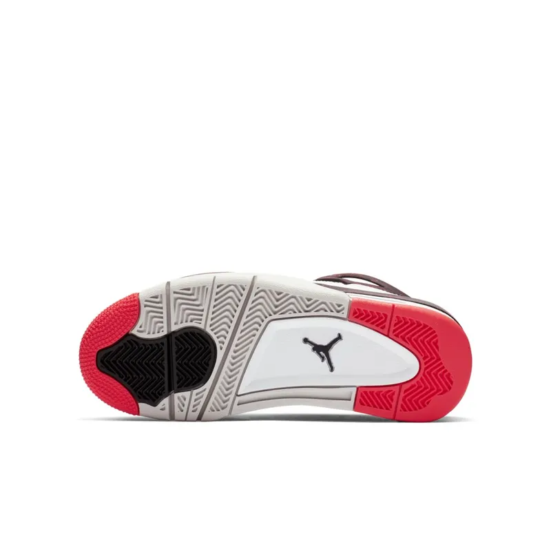 Jordan 4 Retro Flight Nostalgia (GS) White/Black-Bright Crimson-Pale Citron (408452-116)