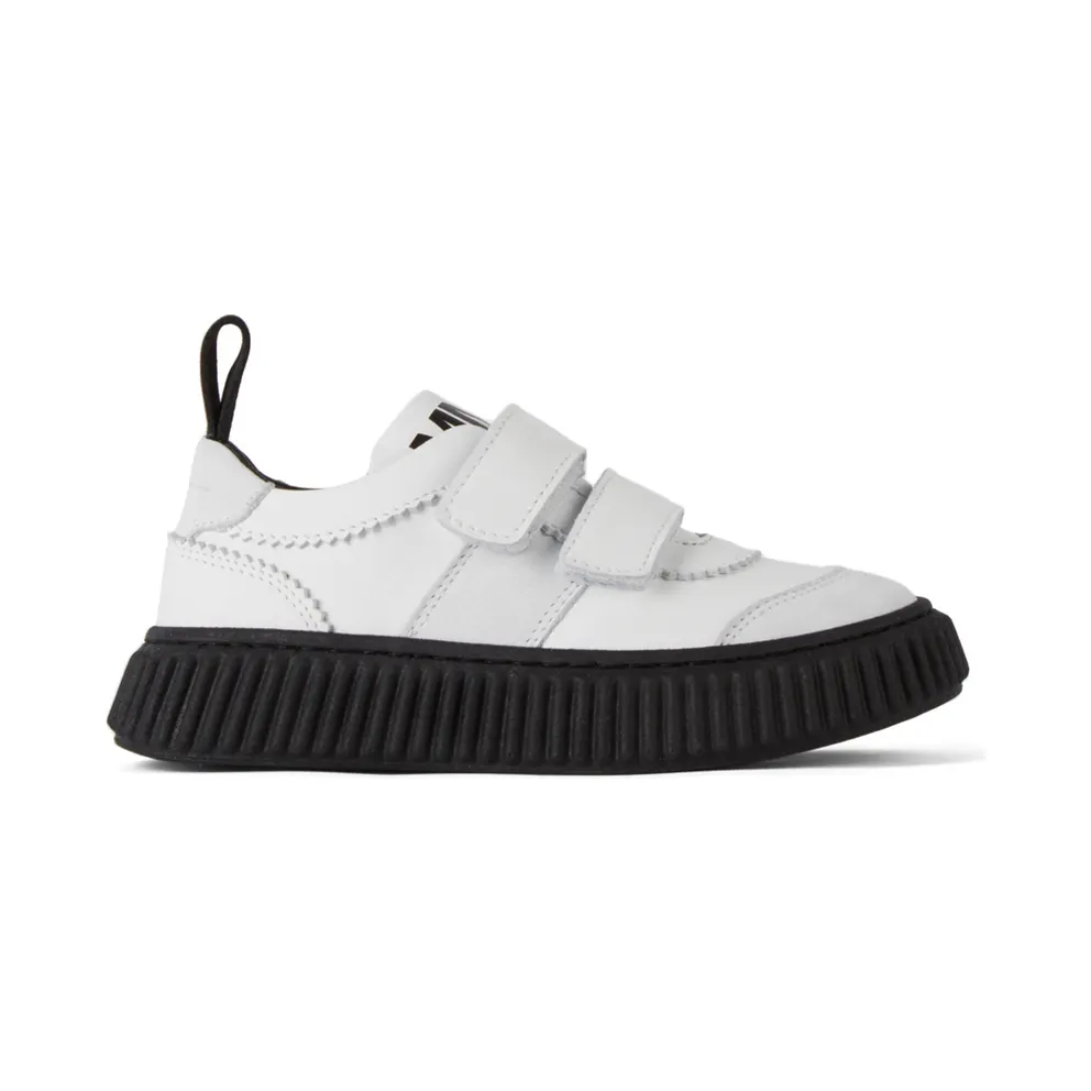 MM6 Maison Margiela Kids White Velcro Low (68976)