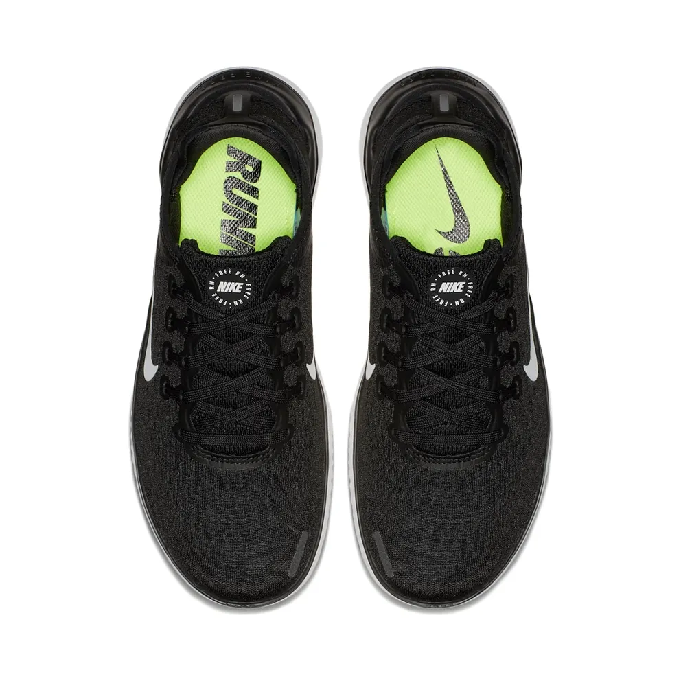 Nike Free RN 2018 Black White (W) Black/White (942837-001)
