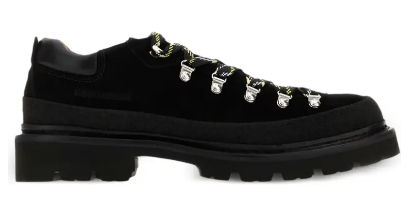 DSQUARED2 lace-up suede “Black” (LUM012901503520)