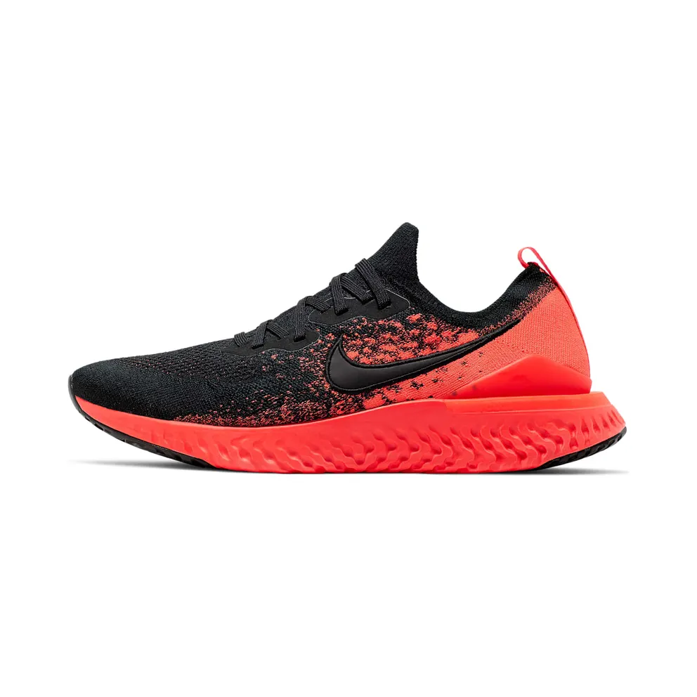 Nike Epic React Flyknit 2 Black Bright Crimson Infrared (BQ8928-008)