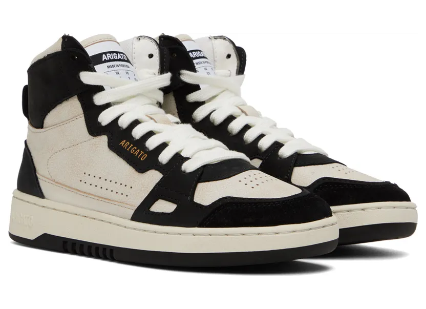 Axel Arigato Beige & Black Dice Hi Sneakers (F0003021) (4)