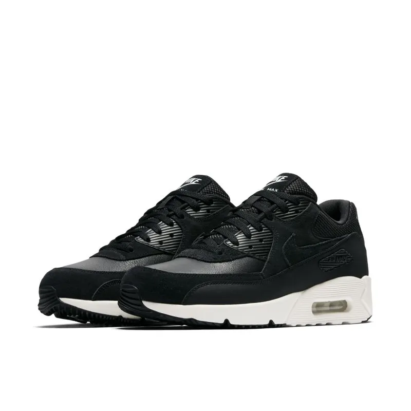 Nike Air Max 90 Ultra 2.0 Leather Black Black/White (924447-001)
