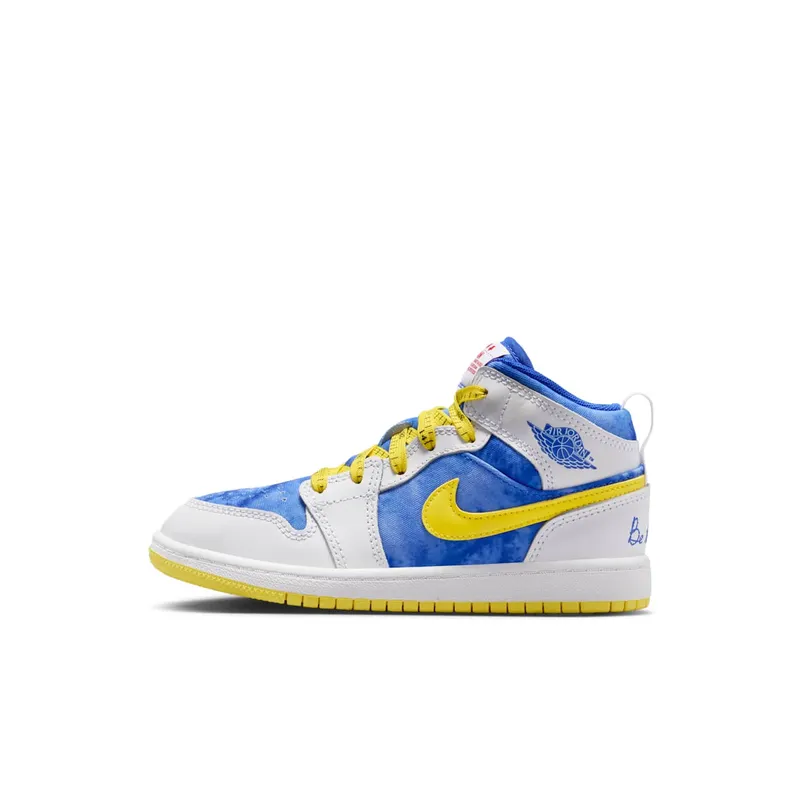 Jordan 1 Mid Sneaker School Be Tall In Your Thinking (FZ3943-100)