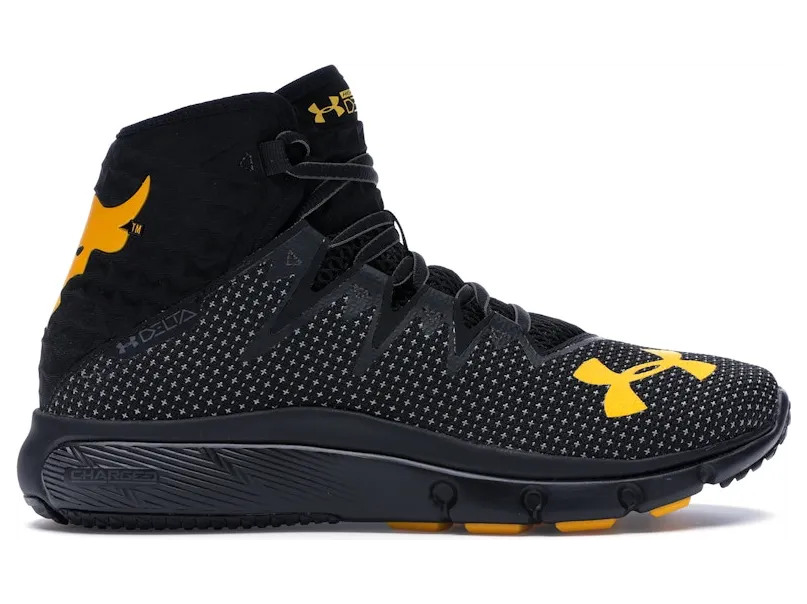 Under Armour The Rock Delta Black Yellow