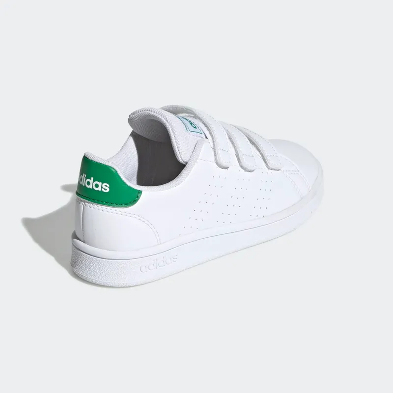 Adidas Advantage Cloud White / Green / Grey Two (EF0223)