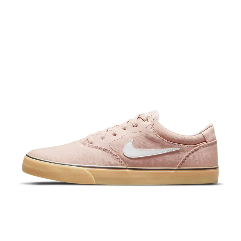 Nike SB Chron 2 Canvas “Pink Oxford / Gum Light Brown / White” (DM3494-600)