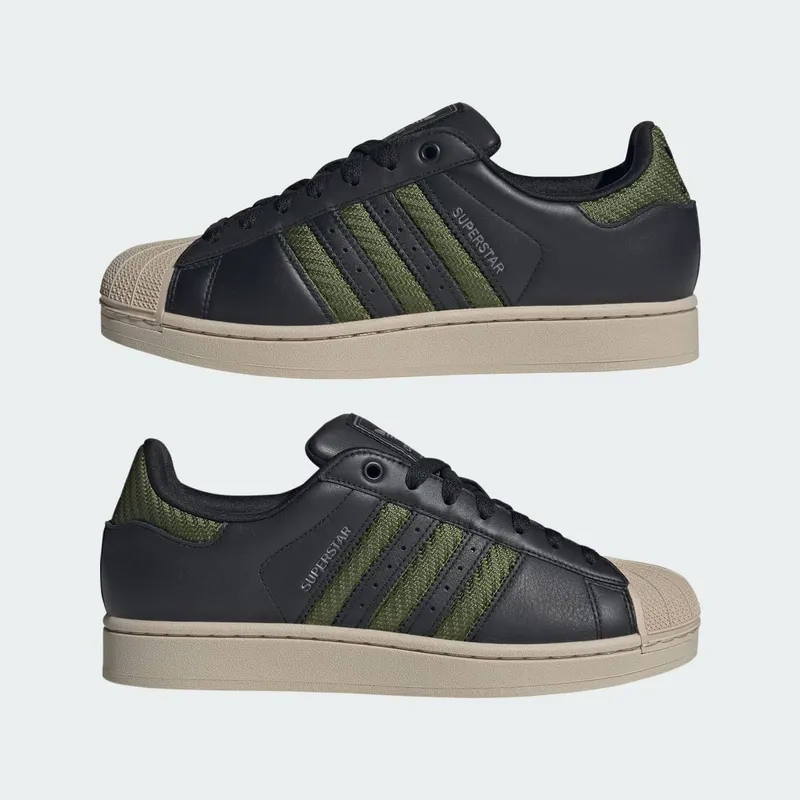 adidas Superstar II Black Tech Olive (JQ3182)
