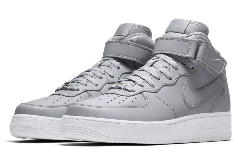 Nike Air Force 1 Mid Wolf Grey White (2007)