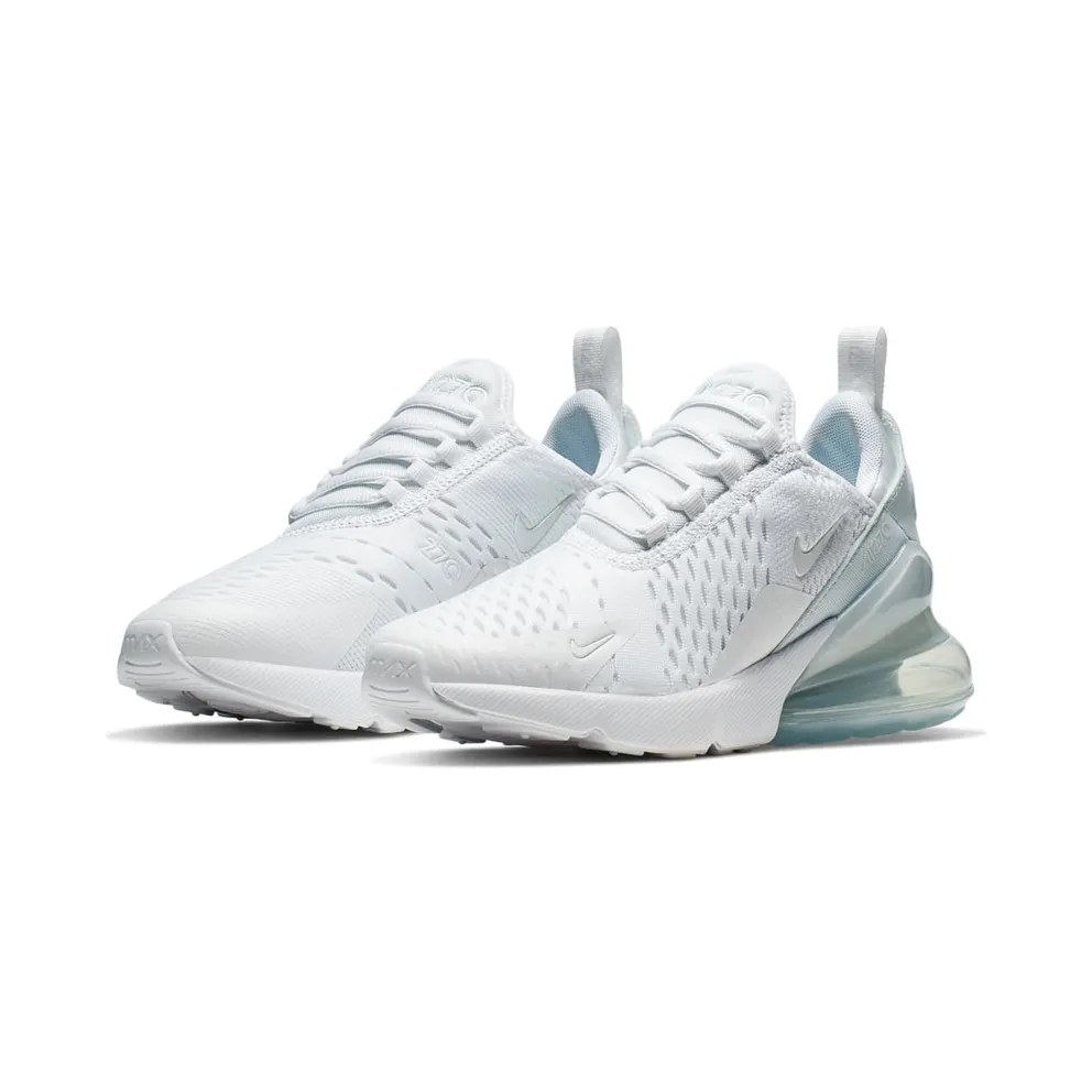 Nike Air Max 270 White Metallic Silver (GS) White/Metallic Silver/White (943345-103)