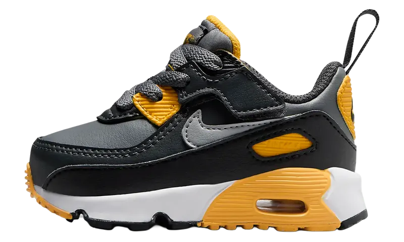 Nike Air Max 90 EasyOn TD “Smoke Grey Yellow” (HF6359-004)