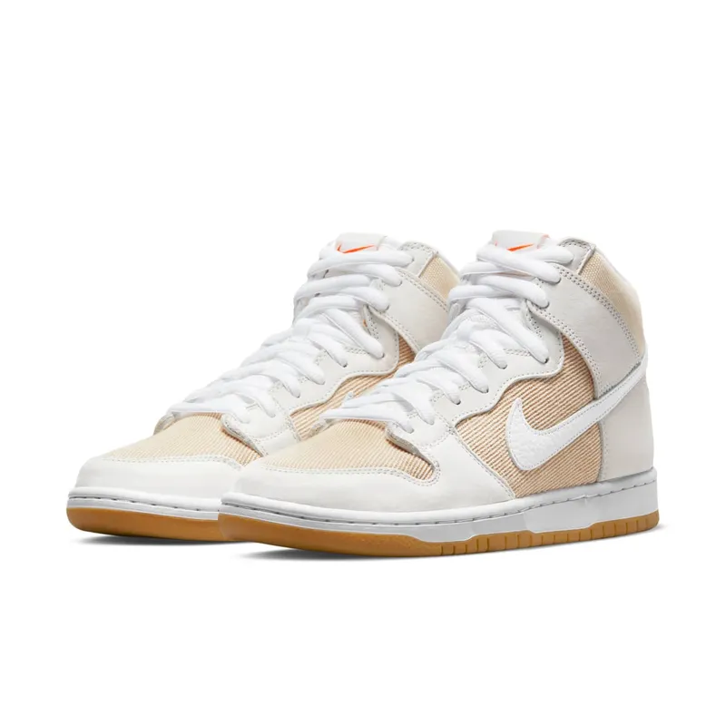 Nike SB Dunk High Unbleached Pack Orange Label Natural (DA9626-100)
