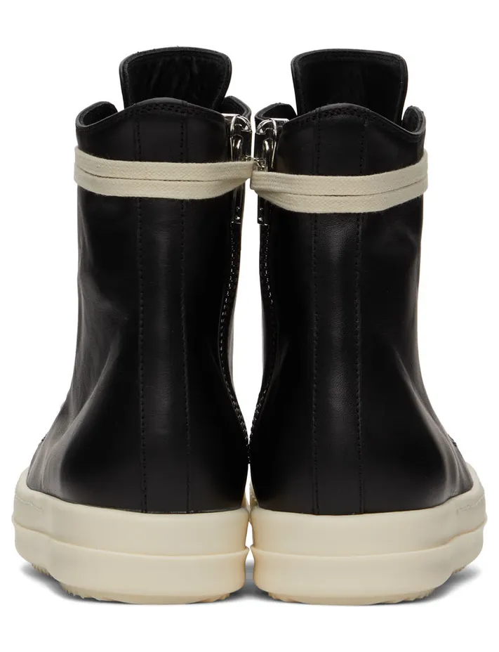 Rick Owens Black Strobe Sneakers (RP02B6890 LPO) (2)