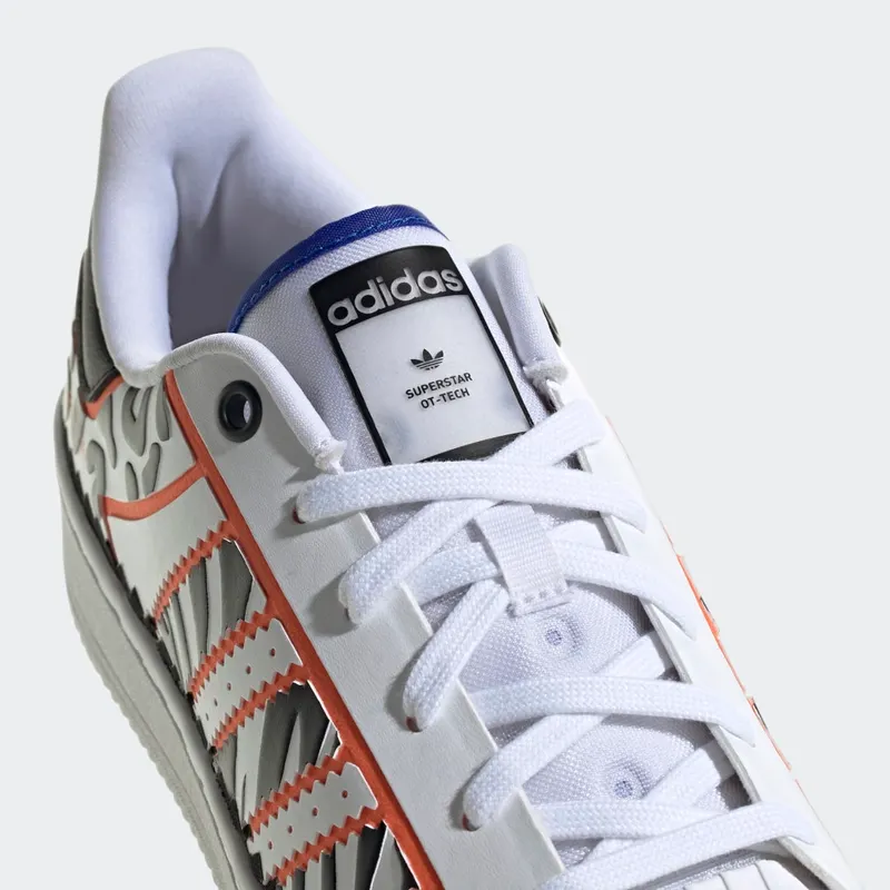 adidas Superstar OT Tech Cloud White / Core Black / True Orange (GW0523)