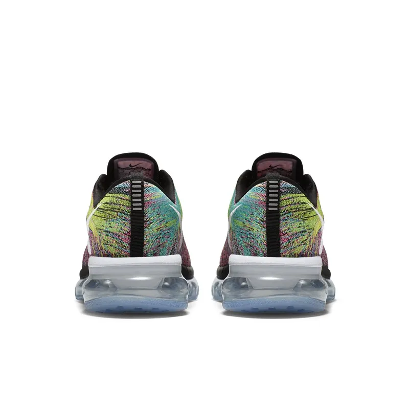 Nike Flyknit Air Max Muti-Color Pink Pow Chlorine Blue (W) Black/Pink Pow/Chlorine Blue (620659-004)