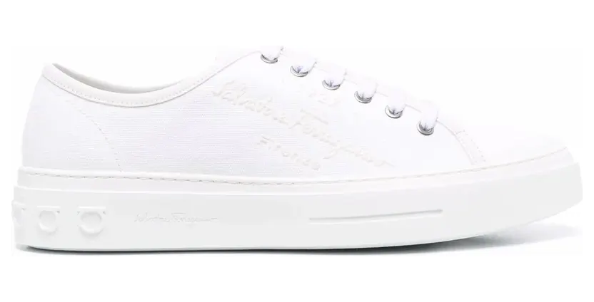 Ferragamo Sneakers mit Schnürung – Weiß (751193)