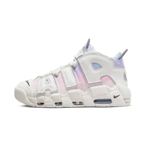 Nike Air More Uptempo Thank You, Wilson “Sail / Light Thistle / Pink Foam / Black” (DR9612-100)