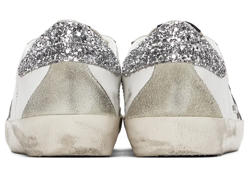 Golden Goose White & Silver Super-Star Classic Sneakers (GWF00102.F003020.10268) (4)