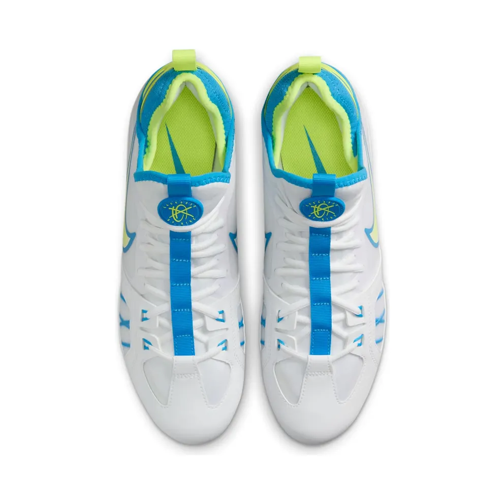 Nike Huarache 9 Varsity LAX SE White Volt Vivid Blue (FZ3620-100)