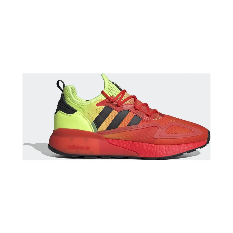 adidas ZX 2K Boost Schuh Solar Yellow / Cloud White / Hi-Res Red (FW0482)