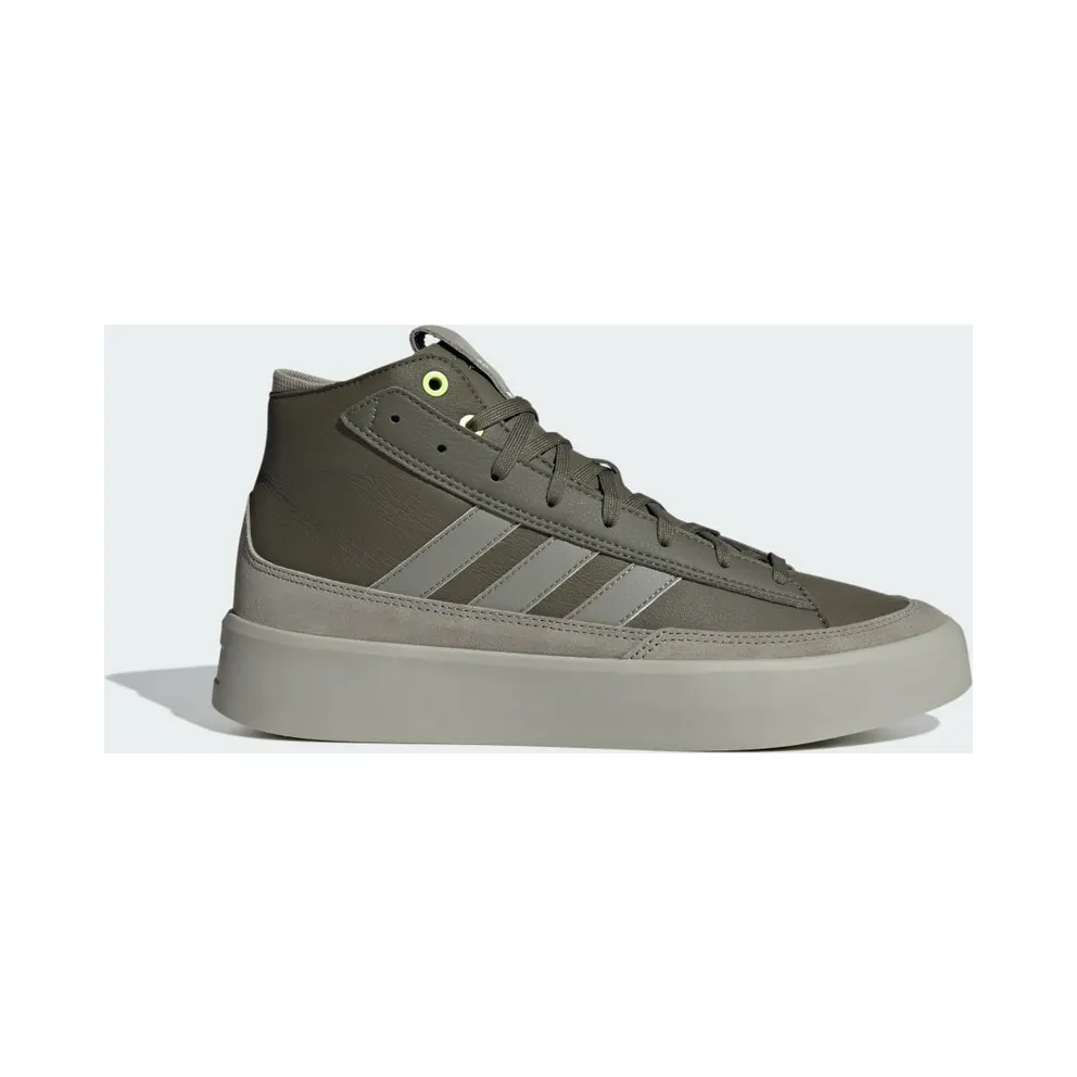 adidas ZNSORED Hi Schuh Olive Strata / Silver Pebble / Pulse Lime (IE9415)
