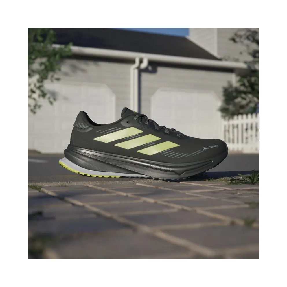 Adidas Supernova Rise GTX Running Shoes Core Black / Preloved Lime / Carbon (JR9598)