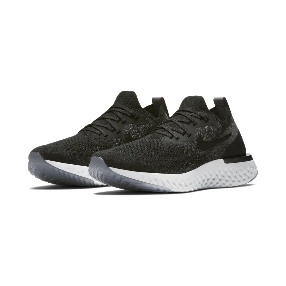 Nike Epic React Flyknit Black Dark Grey (W) Black/Black-Dark Grey-Pure Platinum (AQ0070-001)