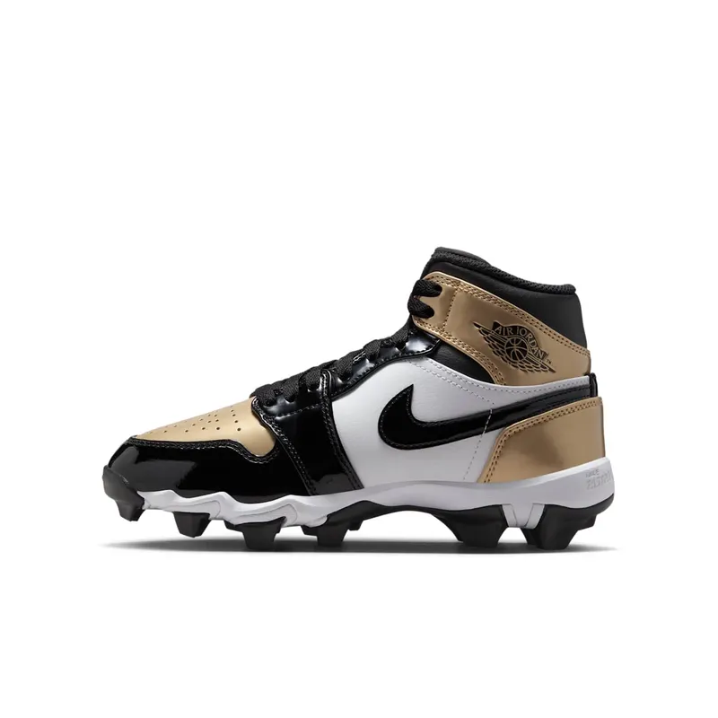 Jordan 1 Mid Cleat Patent Gold Toe (HF6883-701)