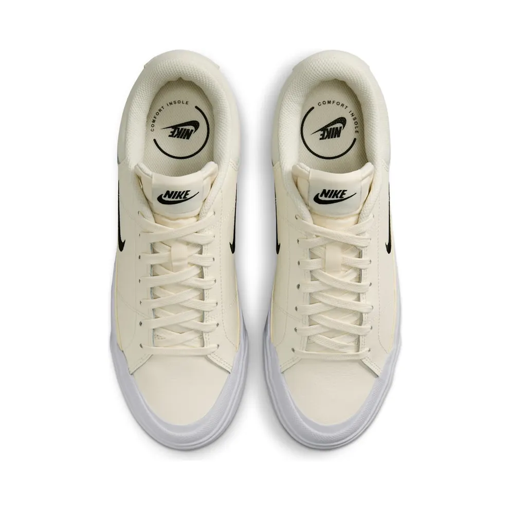 Nike Court Legacy Lift Pale Ivory Black (FV5526-101)