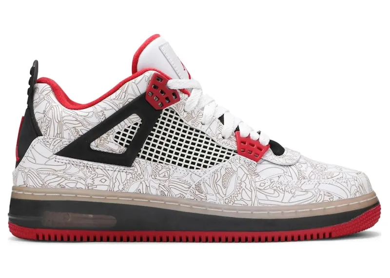 Jordan Fusion 4 White Laser (384393-101)