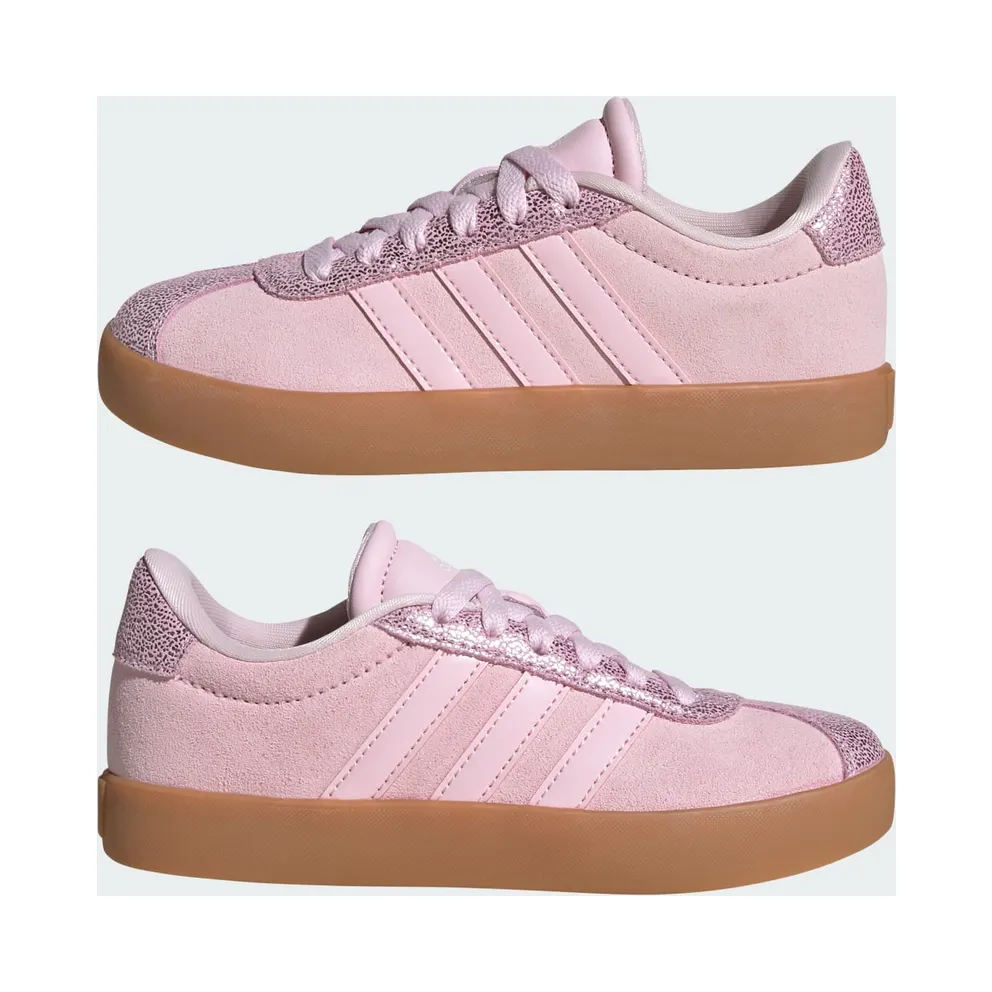 Adidas VL Court 3.0 Kids Clear Pink / Clear Pink / Gum (JS3484)