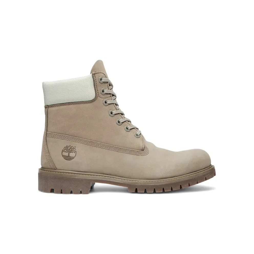 Timberland 6″ Premium Waterproof Boot Grey Nubuck Light Green (TB0A2P6W-A4E)