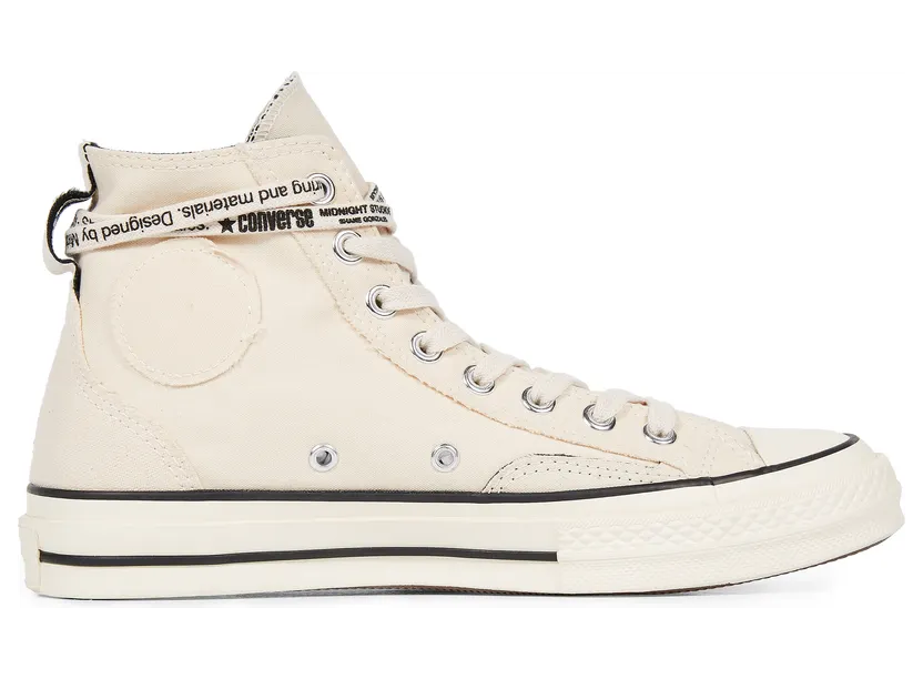 Converse Midnight Studios x Chuck 70 ‘Cream’ Egret/Egret/Black (162123C)