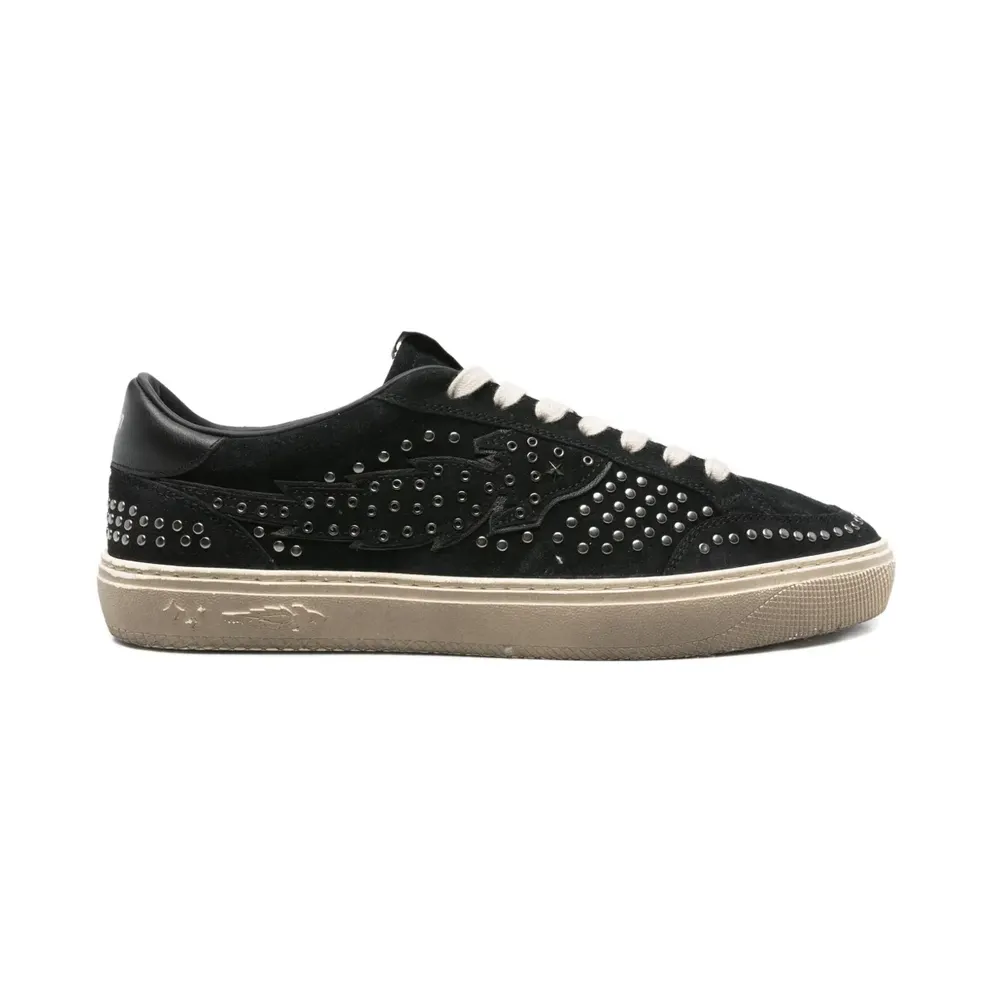 Enterprise Japan Suède low-top with studs – Black (BG5017PX72222222)