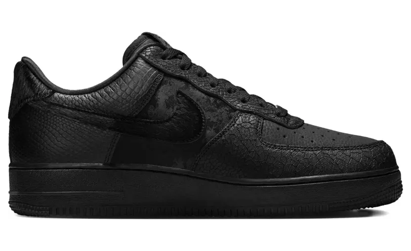 Nike Air Force 1 ’07 LX 3X Celebration Triple Black Sneakers – Schwarz (HQ1977)