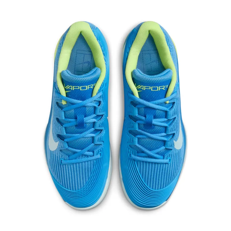 Nike Court Air Zoom Vapor 12 HC Blue Beyond Light Lemon Twist Star Blue Glacier Blue (FV5554-400)