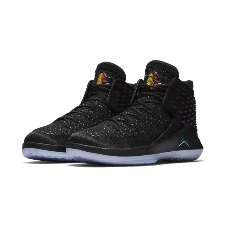Air Jordan XXXII Black Cat “Black / Metallic Silver / Multi-Colour” (AA1253-003)