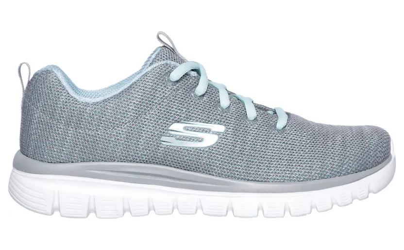 Skechers Graceful – Twisted Fortune – Grijs / Multi – “Grijs” (12614 GYMN)