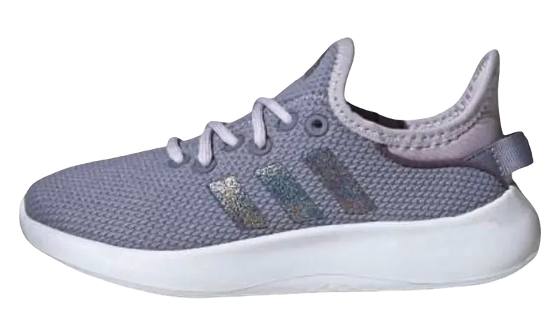 Adidas Cloudfoam Pure GS “Silver Violet Glitter” (IG2422)