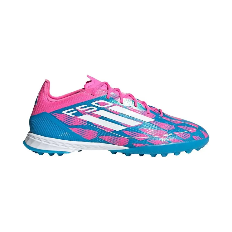 adidas F50 Pro Turf Solar Blue Cloud White Solar Pink (IH8049)